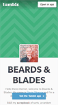 Mobile Screenshot of beardsandblades.com